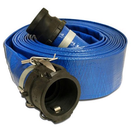 PROPATION 98138044 2 in. x 25 ft. PVC Discharge Hose Coupled Poly C x E Assembly PR2671303